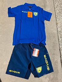 Chievo Verona Polo e Bermuda Taglia S