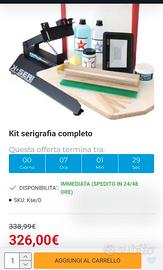 KIT SERIGRAFIA COMPLETO 