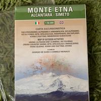 Carta escursionistica del Monte Etna 1:50000