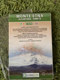 Carta escursionistica del Monte Etna 1:50000