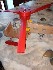 elicottero legno