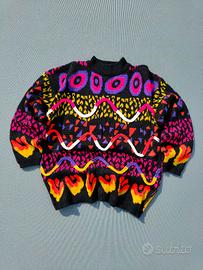 Maglione Jamie Scott con fantasie geometriche