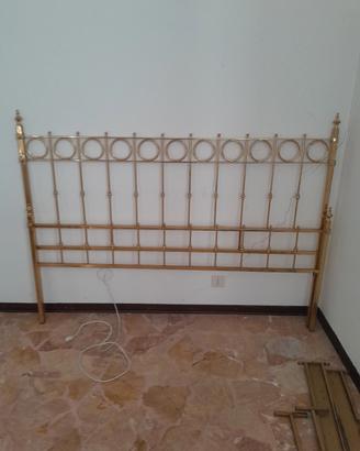 letto matrimoniale in ottone