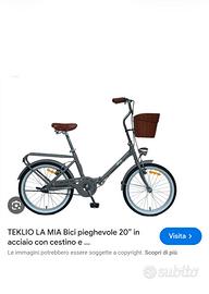 Teklio bici pieghevole 20”