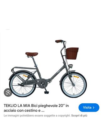 Teklio bici pieghevole 20”