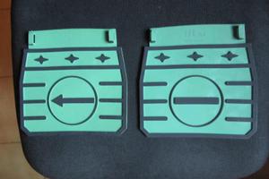 Paraspruzzi per motocarro Ape.