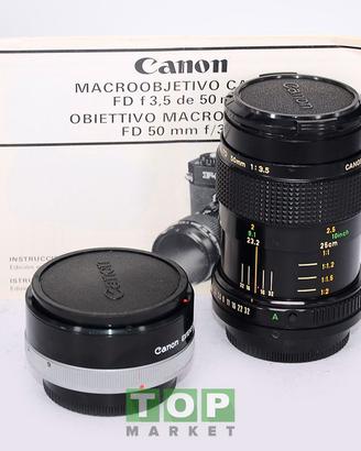 36325 Canon FD 50mm f/3,5 Macro + Extension Tube
