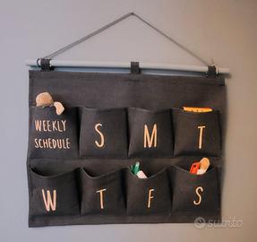 porta oggetti da parete svuotatasche