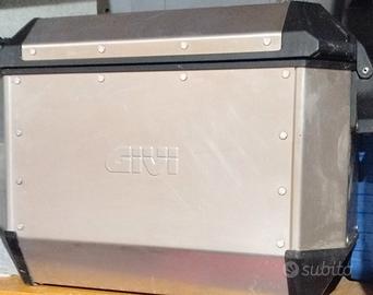 coppia valigie laterali 36 litri in alluminio givi