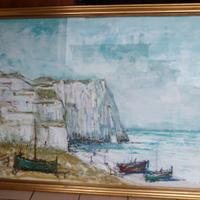 Quadro di paesaggio sul mare