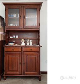 Credenza Cristalliera Napoletana in Arte Povera