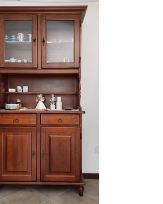 Credenza Cristalliera Napoletana in Arte Povera
