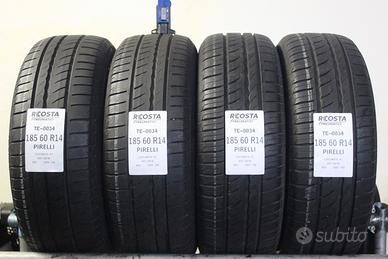 4 PNEUMATICI USATI 185 60 R14 82H PIRELLI TE-0034
