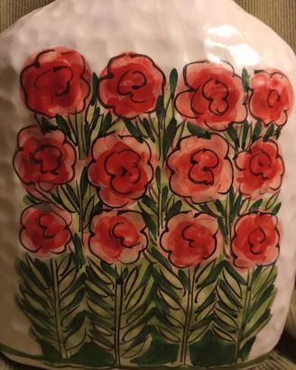 Vaso in ceramica Zanolli lavorazioni a mano