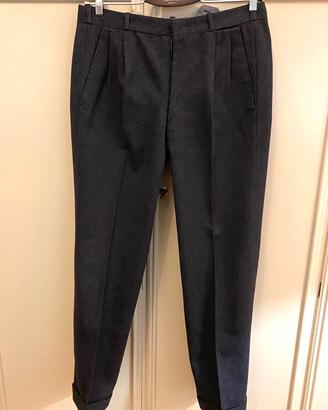Pantaloni in lana eleganti uomo 50