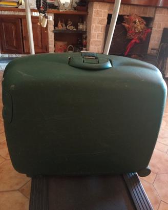 valigia Samsonite verde