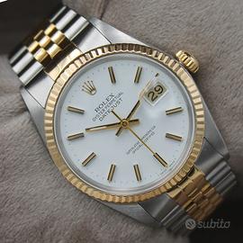 Rolex Datejust 36 mm acciaio e oro garanzia
