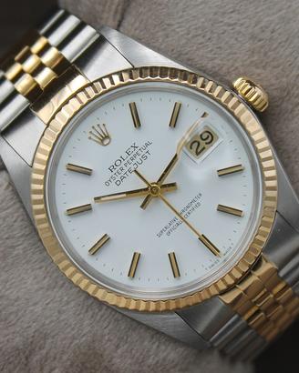 Rolex Datejust 36 mm acciaio e oro garanzia