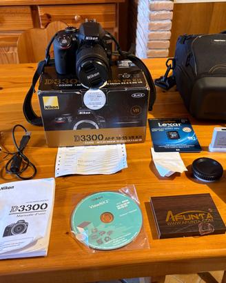 Nikon Reflex D3300 kit completo