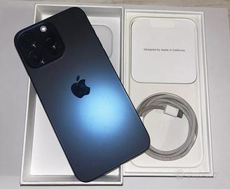 Iphone 15 pro Max 256gb Blu Titanio