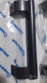 4 maniglie per porte in alluminio grigio antracite