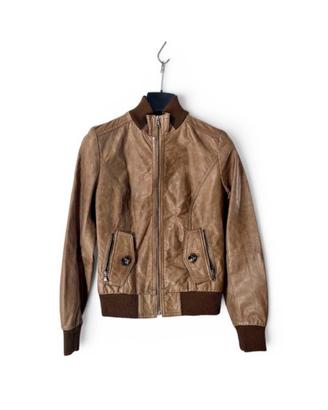 Giubotto in pelle donna Leonardo taglia S