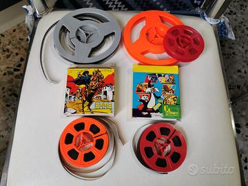 Lotto 3 bobine film super 8mm vintage 1970