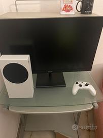 xbox one series S; Pad; Monitor