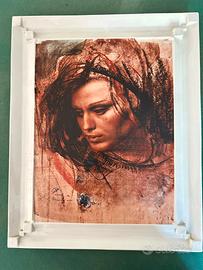 Pietro Annigoni: Eva Madre; serigrafia su ceramica