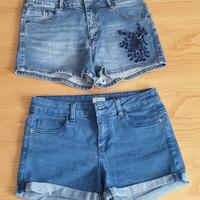 Shorts di jeans Kiabi e OVS bambina tg.M