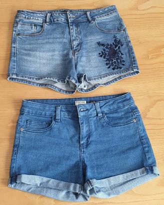 Shorts di jeans Kiabi e OVS bambina tg.M
