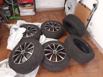 4 ruote complete cerchio honda originale+2 gomme M
