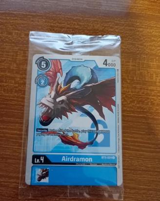 Digimon Airdramon BT3-024 (AA - U) Promo sealed