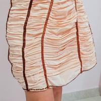 Gonna in taffettà di seta