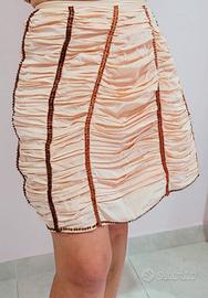 Gonna in taffettà di seta