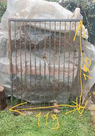1 inferiata x finestra in ferro  119 x 150 