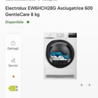 Asciugatrice eletrolux 600 