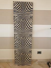 canvas in tessuto zebrato vellutato su telaio 