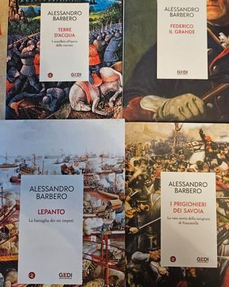 COLLEZIONE 14 LIBRI STORIA PROFESSORE BARBERO