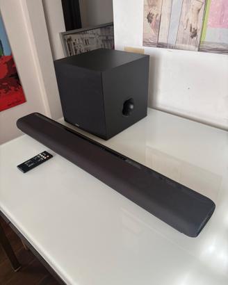 Soundbar Yamaha con Subwoofer