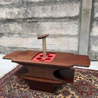 TAVOLINO BAR ANNI 70 PALISSANDRO APERTURA AUTO.