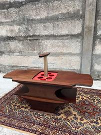 TAVOLINO BAR ANNI 70 PALISSANDRO APERTURA AUTO.