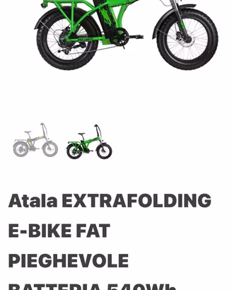 Atala bici elettrica semi nuova