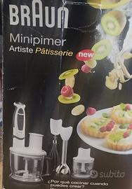 braun minipimer ariste patisserie completo