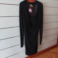 Abito Nero Made in Italy con 15% di Angora