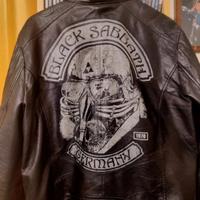 rarissima giacca in pelle dei Black Sabbath