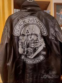 rarissima giacca in pelle dei Black Sabbath 