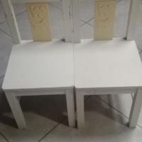 Sedie in legno bimbi