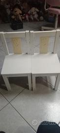 Sedie in legno bimbi