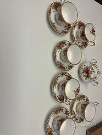 Royalalbert Old Country Roses 6 tazze zuccheriera